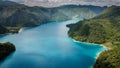 Aerial View: Laguna Brava or Yolnabaj Lake in Guatemala